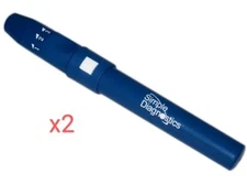 2-pk Simple Diagnostics E-Z Pull & Click Style Lancing Device, 5 Depths