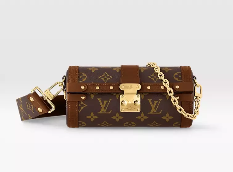 🔥NEW LOUIS VUITTON Papillon Trunk Monogram Chain Crossbody Bag