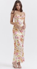 House of CB Josefina Ivory Floral Maxi Dress