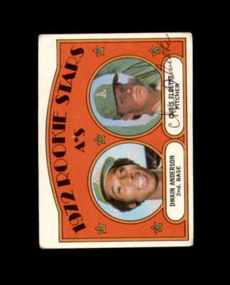 Chris Floethe Hand Signed 1972 Topps Rookie Oakland Athletics Autograph