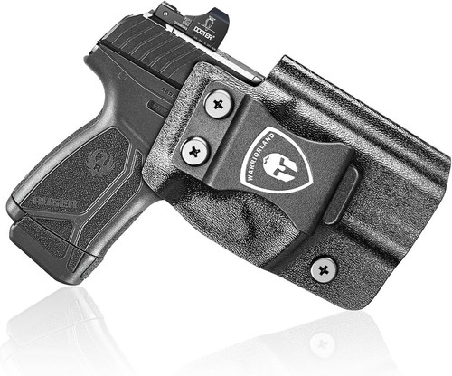 IWB Kydex Holster Optics Cut: Ruger Max 9 Pistol, Adj.Retention&Cant Right/Left - Afbeelding 1 van 18