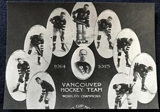 High Liner Stanley Cup card 10 Vancouver Millionaires, 1992 -93 NHL, Fred Taylor