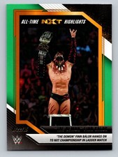 The Demon Finn Balor 2022 Panini NXT 2.0 WWE All-Time Highlights Green #15 Card