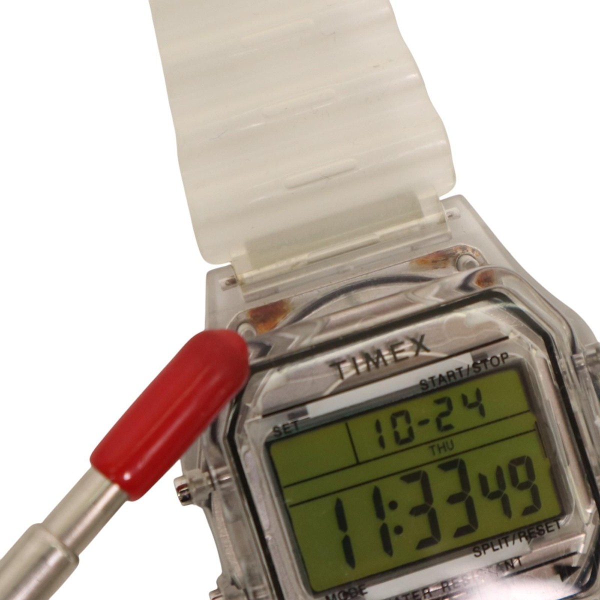 Timex x BEAMS Classics Digital Watch Clear Skeleton Rare Timex x BEAMS Classics Digital Watch Clear Skeleton Rare