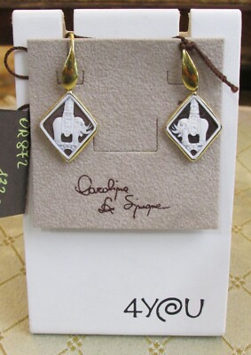 Torre del Greco Cameo Earrings