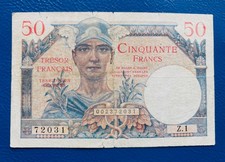 Frankreich 50 francs 1947  French Treasury