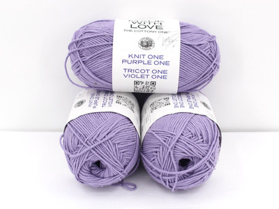 Lion Brand Tom Daley - The Cottony One Yarn Violet Purple - 3 Pack
