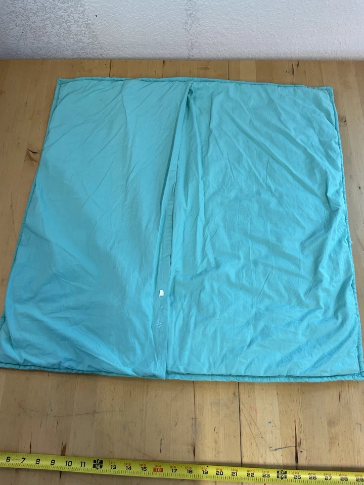 Fundas acolchadas Pottery Barn Teen "Pana gris con flores". 2 Estándar 1 Euro Foto 3 de 4