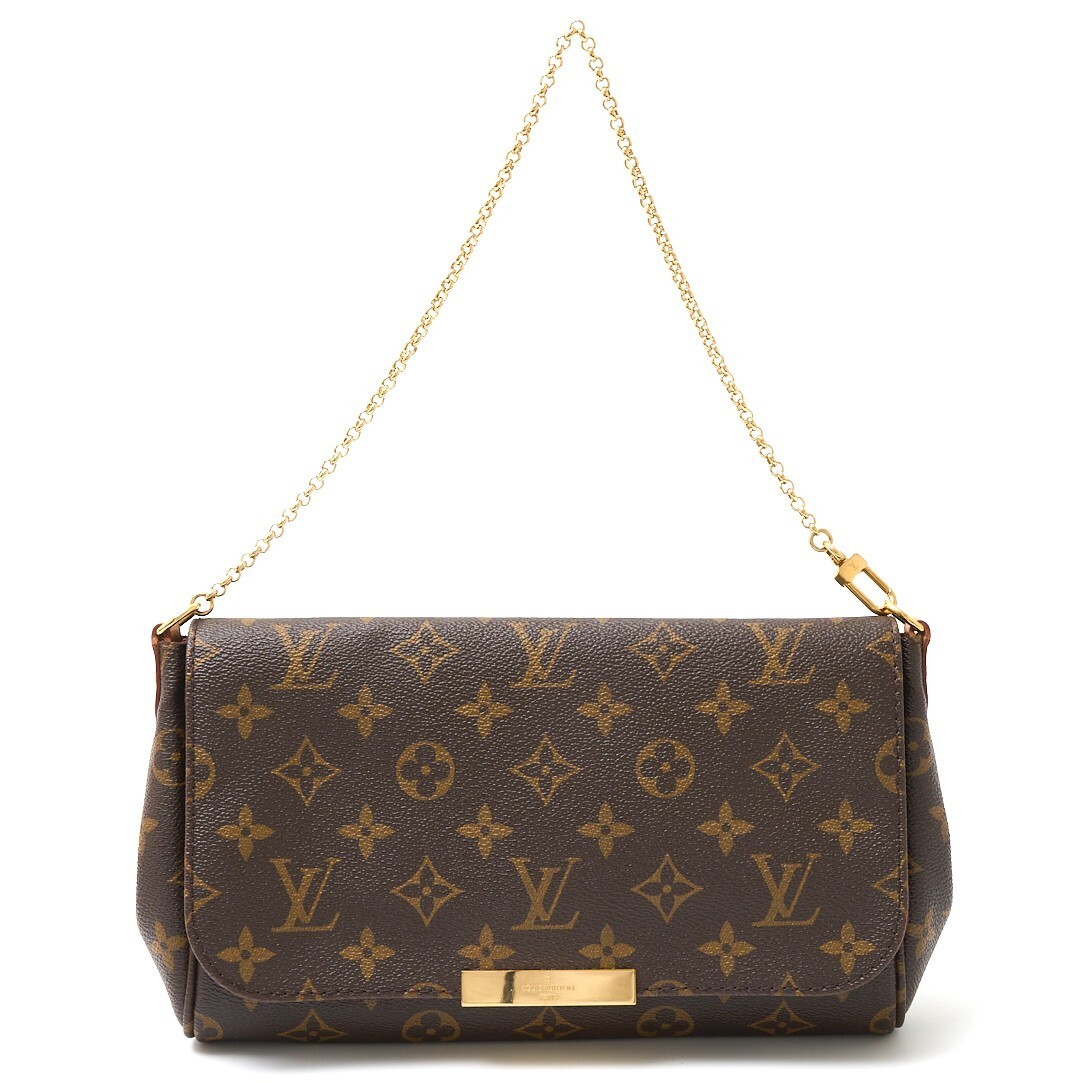 Louis Vuitton Favorite MM M40718 2 Way Chain Hand Shoulder Bag Monogram x Purple
