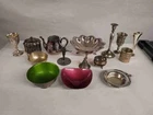 Silver Plate Dishes & More! (10.6 Lbs.)