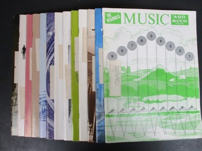 Lot 13 American Guild of Organists Music Magazine AGO & RCCO 1974-75 Organ Pipes