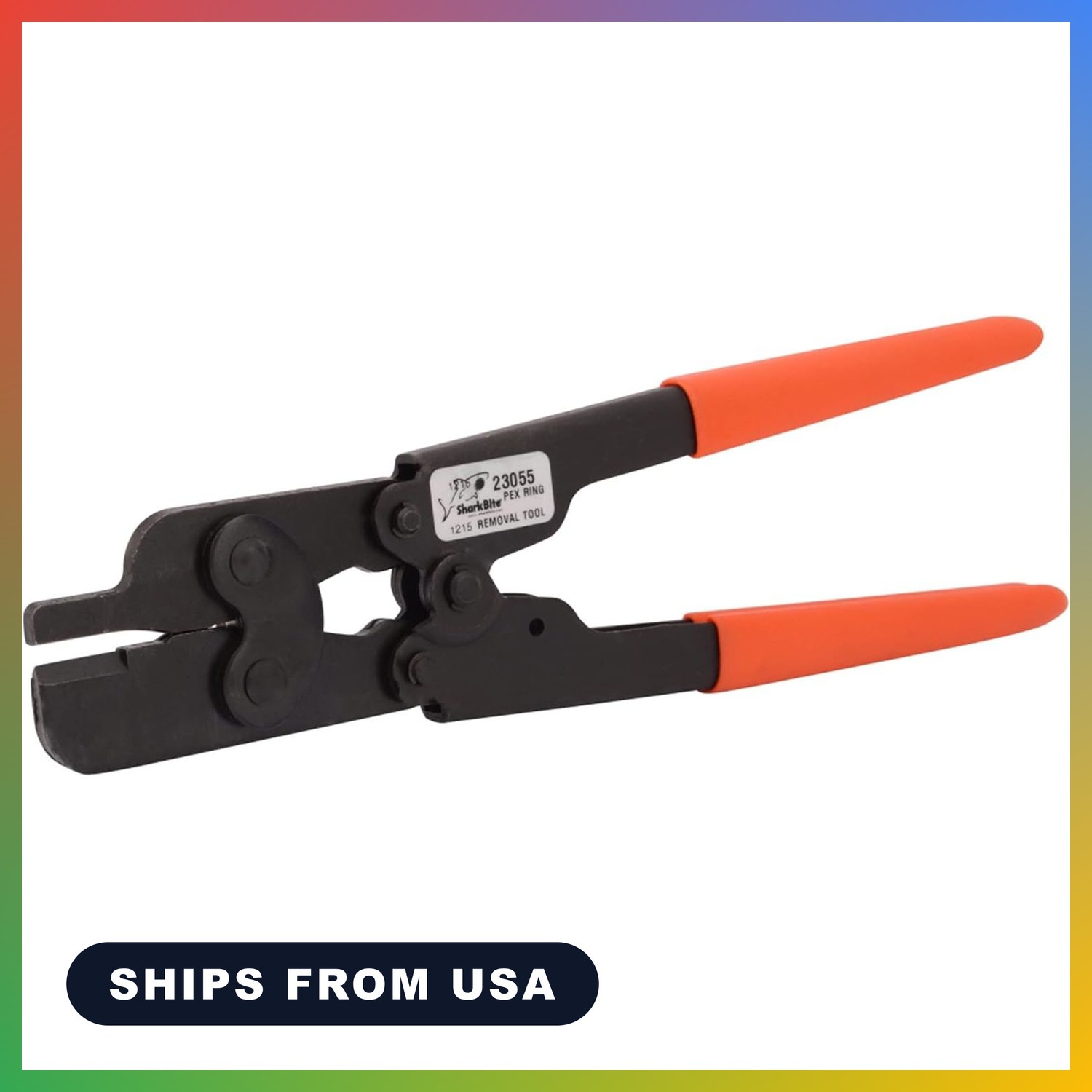 PEX Crimp Ring Removal Tool, 1/2, 3/4 and 1 Inch Copper Crimp Rings, Orange