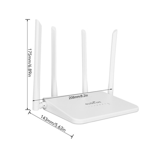 CPE R103 5M 4G LTE Wireless Router With SIM Card Slot 300Mbps Unlock Mobile SAL