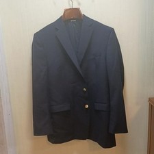 Lauren Ralph Lauren Sport Coat Mens 42L Navy Wool Single Breasted Classic Blazer