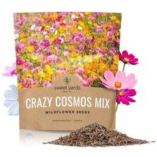 Cosmos Seeds Wildflower Mixture - Bulk 1 Ounce 1 Pouch, Crazy  331.04 per gallon