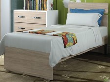 LETTO SINGOLO 1 PIAZZA CAMERETTA 85X200X98H CM FINITURA OLMO LINEA MODERN