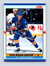 1990-91 Score Young Superstars #31 Rod Brind'Amour St. Louis Blues