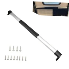 RV Screen Door Handle, ABS Metal Detachable Adjustable Non-Slip Crossbar 
