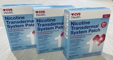 Nicotine Transdermal System Patch step 1 21mg 14 patches 3 box Exp 02/2027