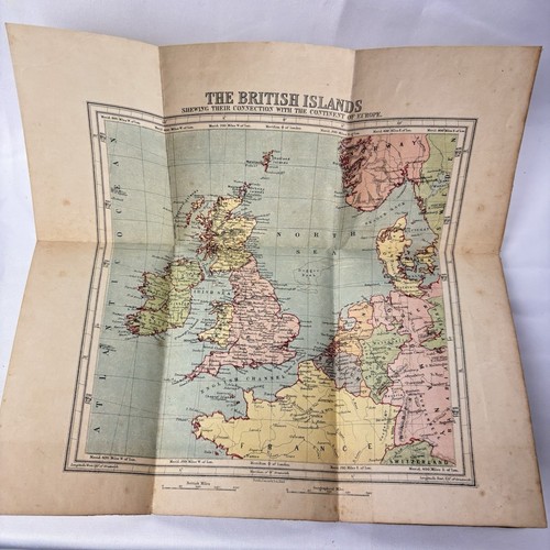 1862 Original Genuine Antique Folding Map of The British Isles Bartholomew - Picture 2 of 3