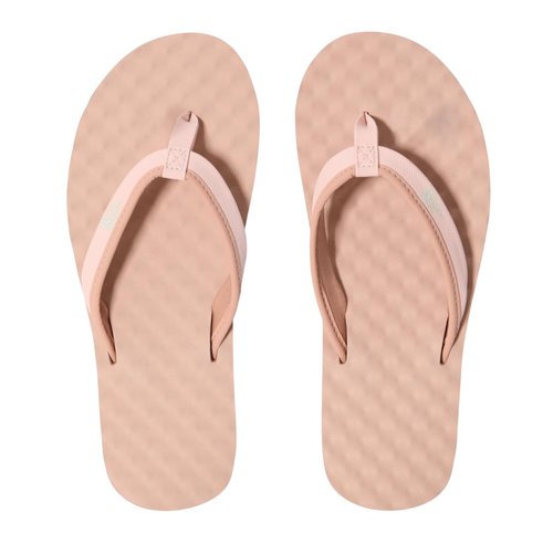Women The North Face Base Camp Mini Ii Flip-Flops Crème Pink Thongs - Picture 4 of 7