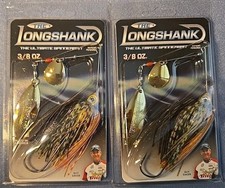 Lot of 2 ~THE LONGSHANK 3/8 oz Spinnerbait ~Bluegill ~ CWGG-BG Guy Eaker Edition