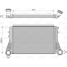 Valeo 818795 Ladeluftkühler für VW SEAT SKODA AUDI