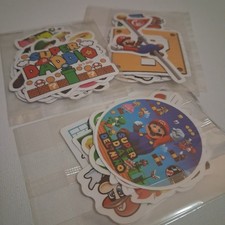 10ct Assorted Eras Of Mario Stickers