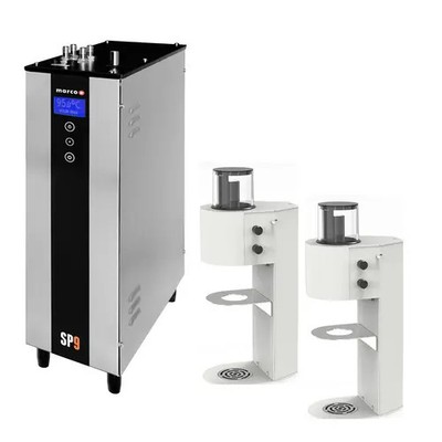 Marco Beverage Systems SP9 Twin Head Coffee Brewer w/ Under-Counter Boiler