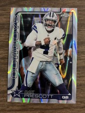 2025 Topps Chrome Dak Prescott #79 RayWave Refractor Dallas Cowboys