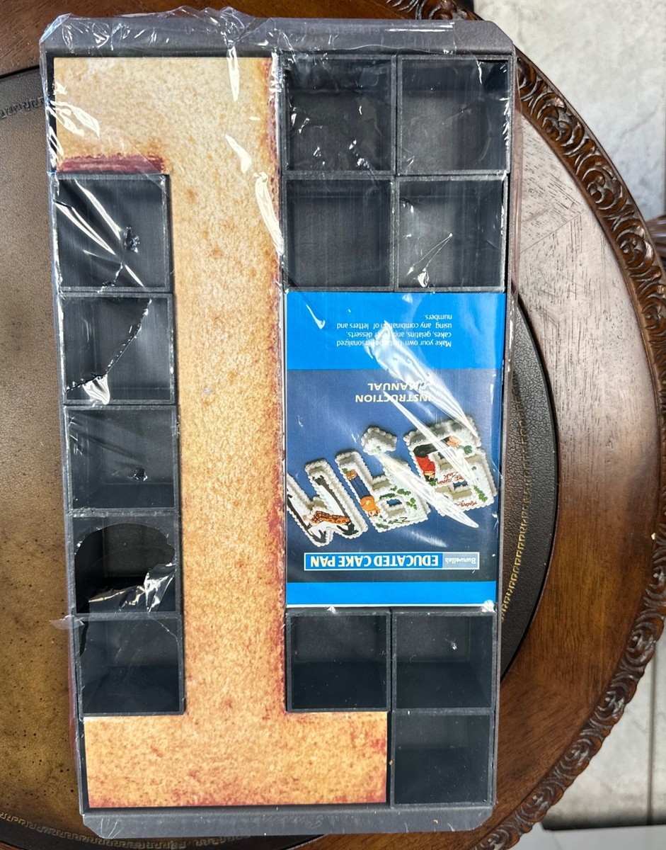 Vintage Brand New Burvelle's Educated Cake Pan from Sears Mint In Box