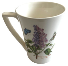 Portmeirion MUG Botanic Garden Lilac 4.t” Tall Dishwasher & Microwave Safe VGC