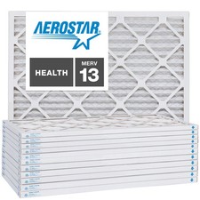 21 1/2 x 21 1/2 x 1 AC and Furnace Air Filter by Aerostar - MERV 13, Box of 12