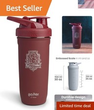 Smart Shake Reforce Stainless Steel Harry Potter Gryffindor Shaker Bottle 900...