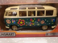 Vw Bus T1 Peace Love GrüN Modelauto Ca.17,8Cm 1:24