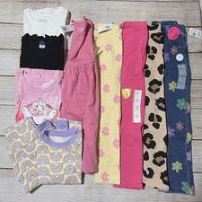 Toddler Girl Lot Of Clothes Size 5T. NWT 9 Pieces For Falls  Winter. Colorful
