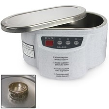 Ultraschallreiniger 0,5 L 50 W Ultraschallbad Schmuck Brille Uhr Werkstatt