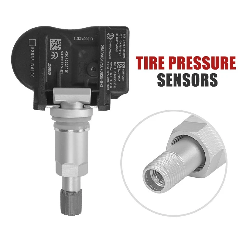 4Pcs Tire Pressure Monitoring Sensor TPMS 52933-D4100 For 2015~2021 Hyundai KIA - Image 4 of 4