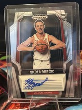 2024-25 Panini Prizm Black - Nikola Durisic - Rookie Autographs - Hawks - Serbia
