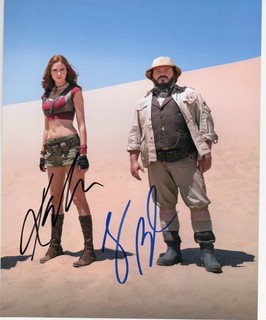 Jack Black & Karen Gillan Jumanji 8 x 10 Photo Signed with COA