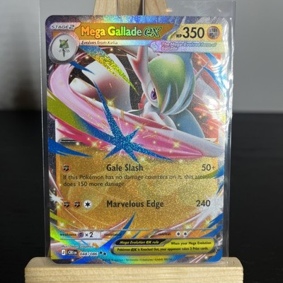 Pokémon TCG Mega Evolution Chaos Rising Mega Gallade EX 048/086 Double Rare NM