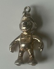 P7.00Vintage Silver Smurf/Gome Charm Pendant c1970s