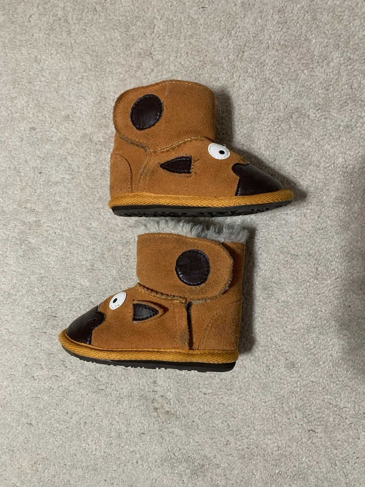 Botas Emu Australia Pequeñas Criaturas Caminante Jirafa 12-18 Meses Lindas Otoño Invierno Foto 3 de 4