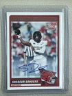 SHEDEUR SANDERS Browns 2025 Score Football rookie AUTO Autograph
