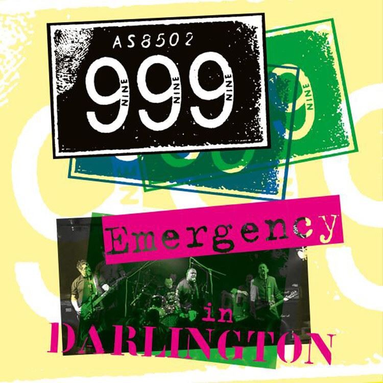 999 - Emergency in Darlington (Secret Records) CD/DVD Album
