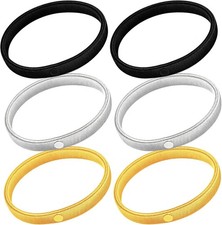 Larrel 6PCS Sleeve Garters for Women and Men, Anti-Slip Sleeve Holders, Metal Ar