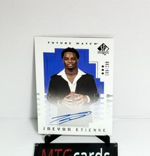 2025 UD Goodwin Champions SP Authentic TREVOR ETIENNE /299 Rookie RC Auto