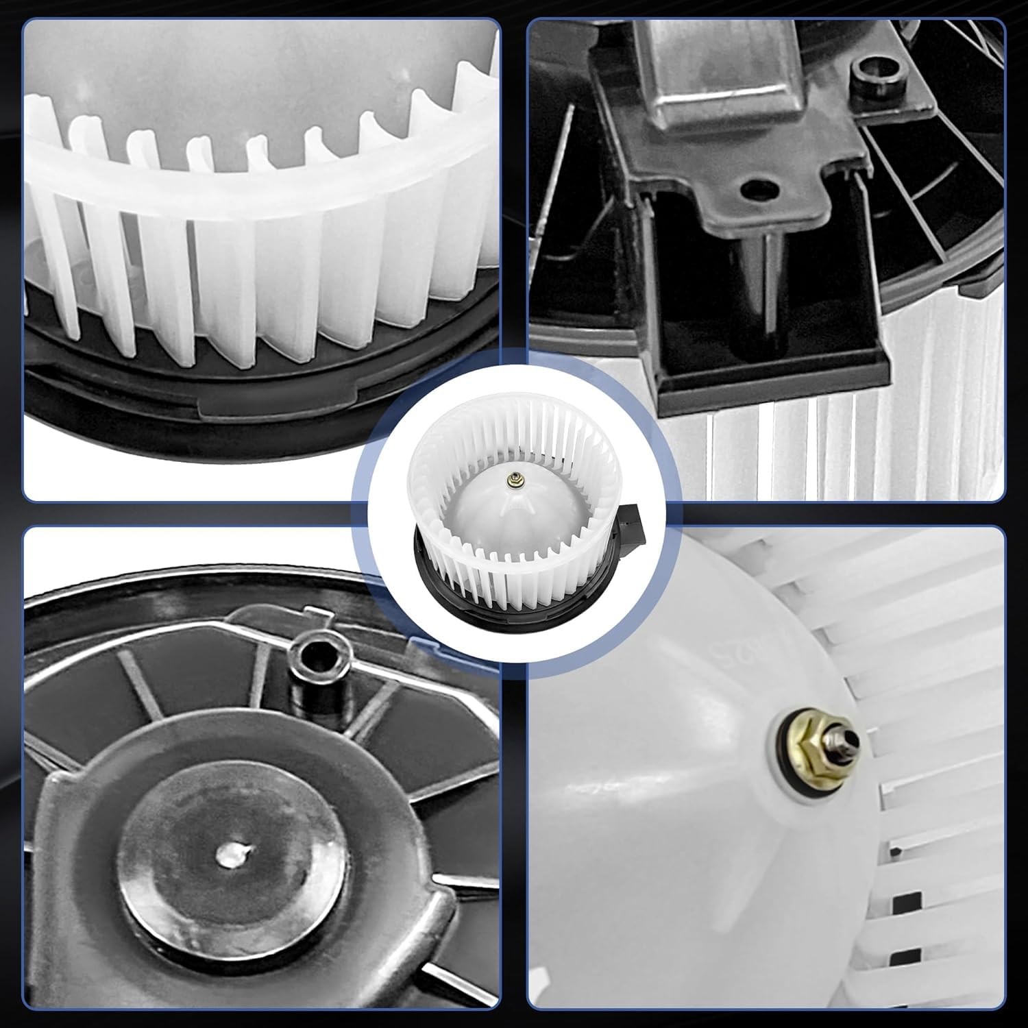 PartsFlow HVAC Blower Heater Motor Assembly w/Wheel for 2012-2017 Ford... 