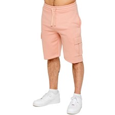 Enzo Fleece Shorts Mens Cargo Combat Fleece Elasticated Shorts Running Jogging