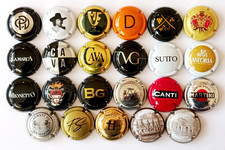 23 Tapas Placas Champagne Vino Espumoso Coleccionable Set Diseños Mixtos